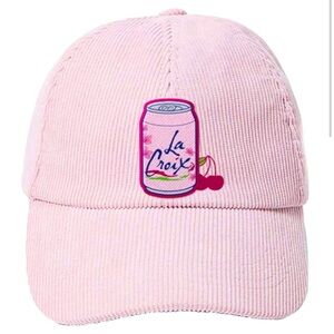 New! LaCroix Cherry Blossom Corduroy Baseball Cap